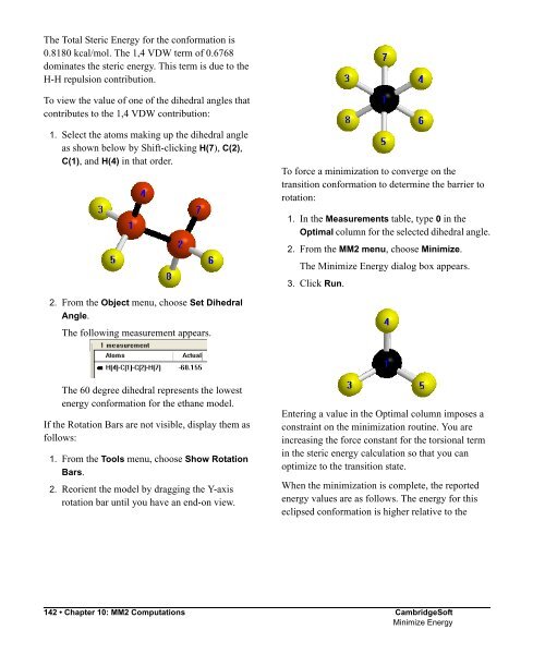 Chem3D 8.0 Manual - CambridgeSoft