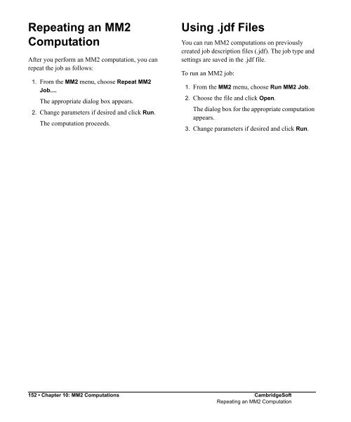 Chem3D 8.0 Manual - CambridgeSoft