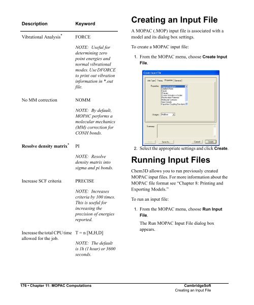 Chem3D 8.0 Manual - CambridgeSoft