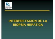 INTERPRETACION DE LA BIOPSIA HEPATICA