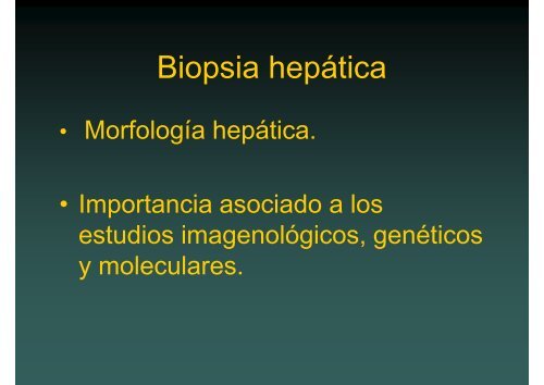 INTERPRETACION DE LA BIOPSIA HEPATICA