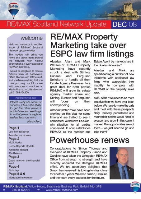 aboard! - RE/MAX Scotland