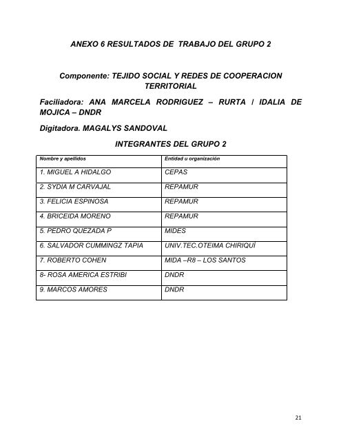 Informe taller de evolucion ECADERT en PanamÃ¡, versiÃ³n final.pdf