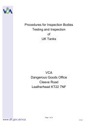 Procedures for Inspection Bodies Testing and Inspection of UK ...