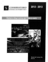 Conservatorio de Música de Puerto Rico - Portal Gobierno.PR