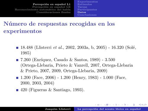 La percepciÃ³n del acento lÃ©xico en espaÃ±ol ... - Grup de FonÃ¨tica