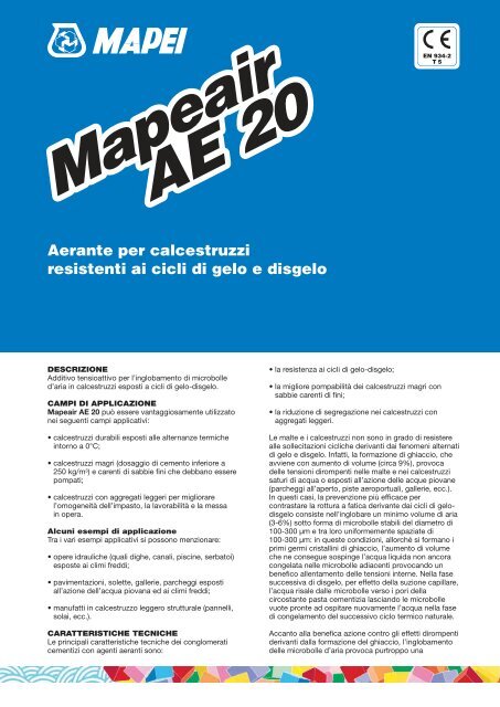 MAPEAIR AE 20 - Crocispa.it