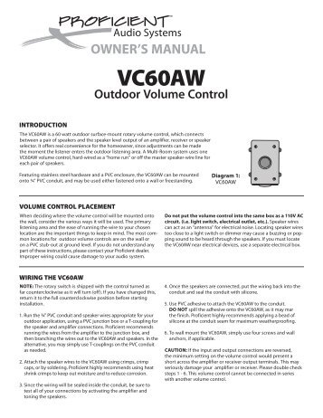 VC60AW - Proficient Audio Systems