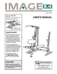 View Manual in PDF Format - ICON Health & Fitness, Inc. Customer ...