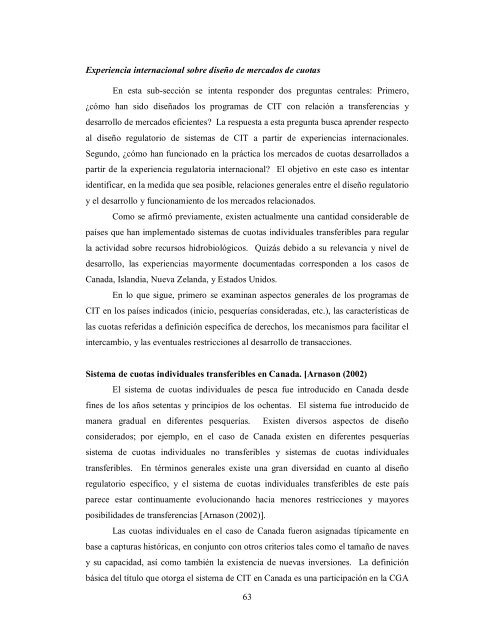 Informe Técnico de Consultoría ASPECTOS CONCEPTUALES Y ...