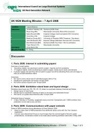 Teleconference Minutes 7 April 2008 - Cigre