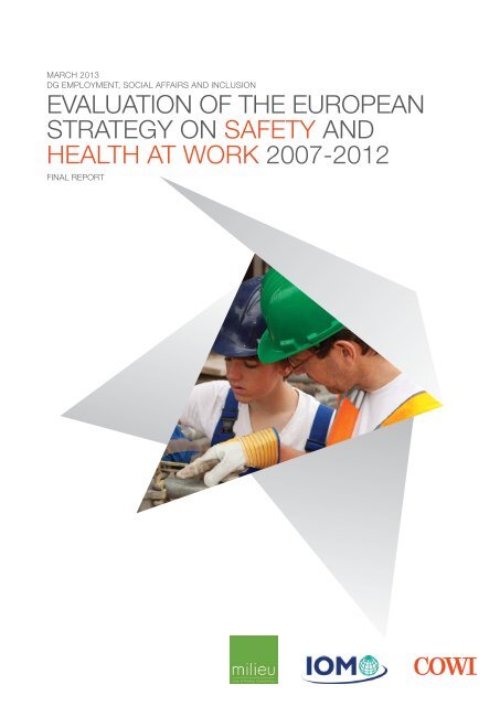 evaluation of the european strategy on safety and health at work ...