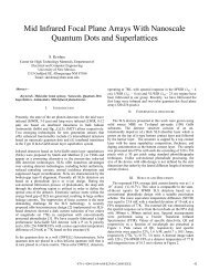 Mid Infrared Focal Plane Arrays with Nanoscale Quantum Dots and ...