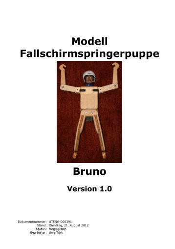 Bauplan Modellfallschirmspringer Bruno - Türk-Web