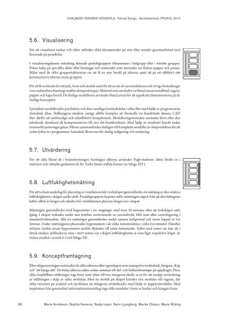 Rapport - Teknisk Design