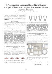 C Programming Language Based Finite Element Analysis of ...