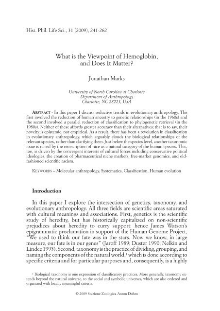 What is the Viewpoint of Hemoglobin, and Does It Matter?