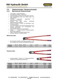 3-4 Stahlschneider - Bolzenschneider - KW Hydraulik GmbH