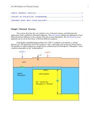 Simple Thermal Isostasy