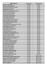 NOME COMPLETO: Local de prova HorÃ¡rio da prova ABENI DE ...