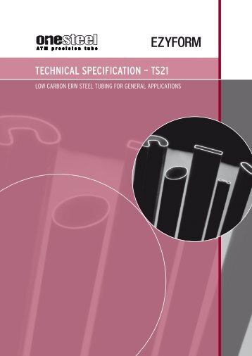 TECHNICAL SPECIFICATION – TS21 - OneSteel Australian Tube Mills