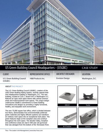 US Green Building Council Headquarters - (USGBC) - Texas Air ...