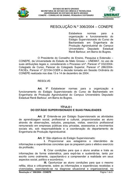 Estágio Obrigatório - Acordo de Cooperação, PDF, Estágio