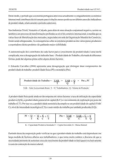 Estudo produtividade em pdf. - Fesete