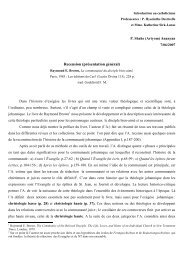 Raymond E. BROWN, La communautÃ© du ... - ISEO 2006-2007