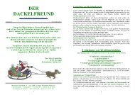 Der Dackelfreund - Nr. 5/2011 - Teckelklub Wiesbaden/ Mainz