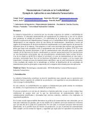 Mantenimiento Centrado en la Confiabilidad: Ejemplo de ... - fices