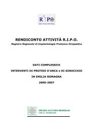 Report annuale 2007 Regione Emilia - RIPO - Cineca