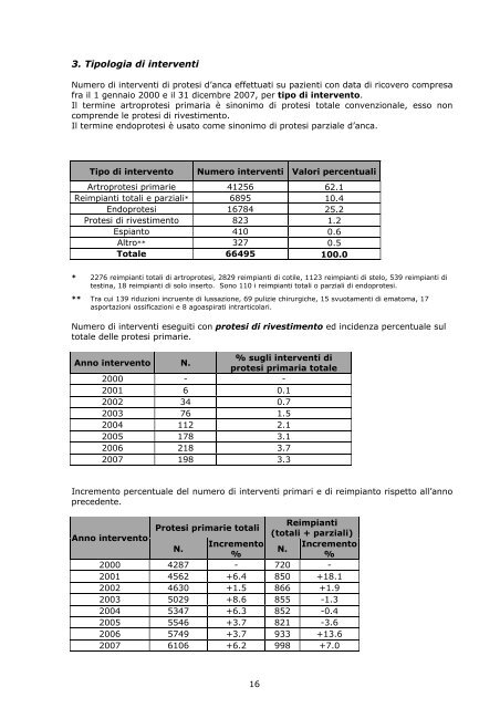 Report annuale 2007 Regione Emilia - RIPO - Cineca