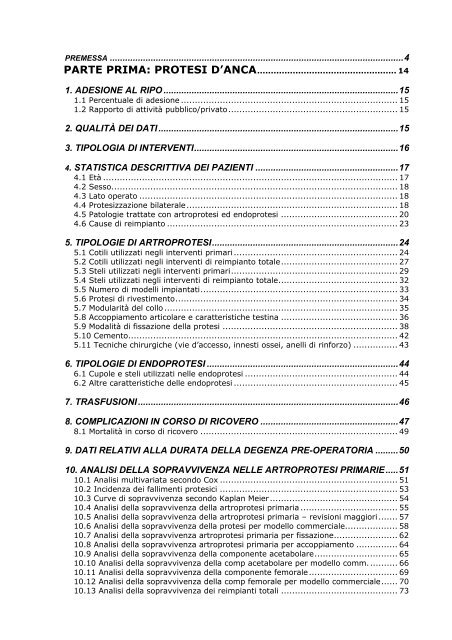 Report annuale 2007 Regione Emilia - RIPO - Cineca