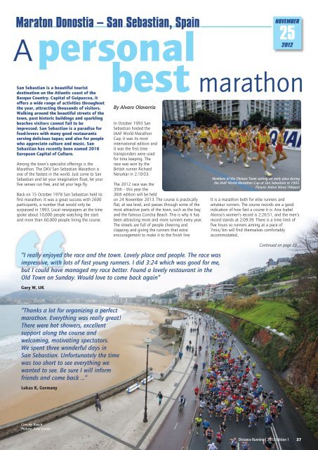 San Sebastian, Spain - Distance Running magazine