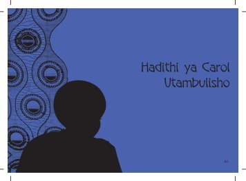 Hadithi ya Carol Utambulisho - Raising Voices