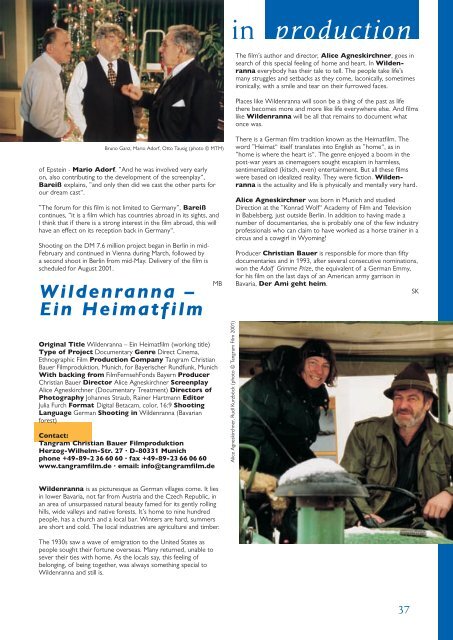 Titel Kino 2/2001(2 Alternativ) - German Films