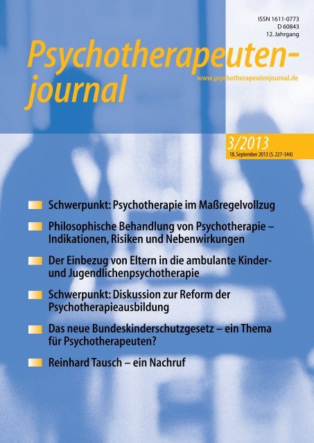 Psychotherapeutenjournal 3 2013 Pdf