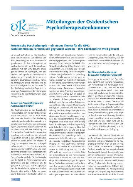 Psychotherapeutenjournal 3/2013 (.pdf)
