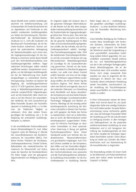 Psychotherapeutenjournal 3/2013 (.pdf)