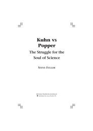 Kuhn vs Popper - About James H. Collier