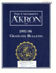 Graduate School - The University of Akron