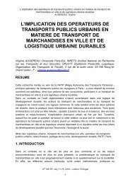 4. des operateurs qui participent a une logistique urbaine durable