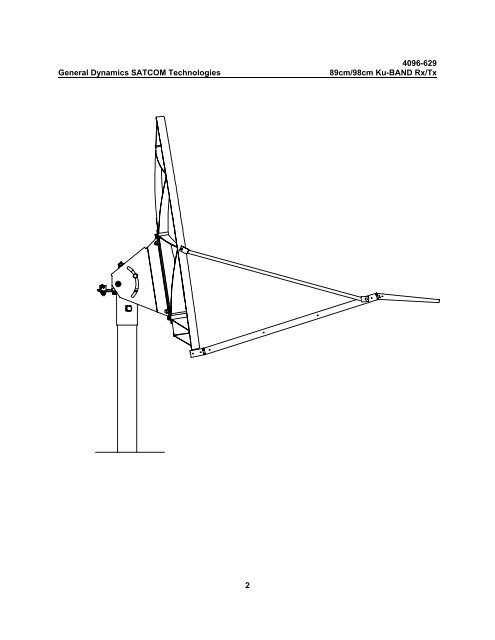 89cm/98cm Ku-BAND Rx/Tx ANTENNA SYSTEM - General Dynamics