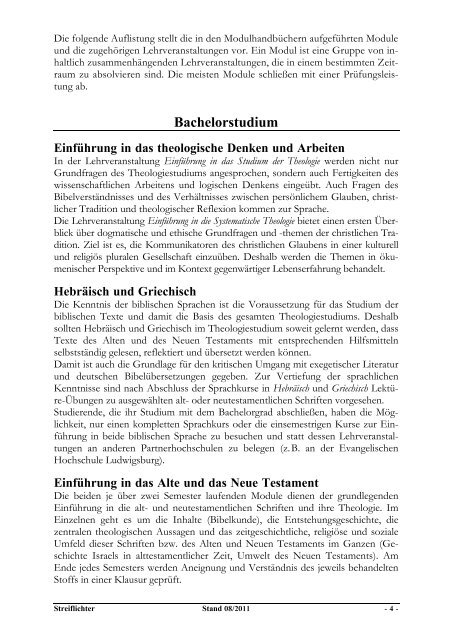 "Streiflichter" herunterladen - Theologische Hochschule Reutlingen