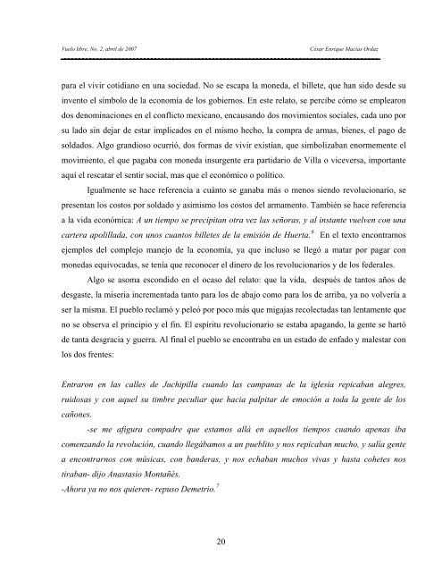 Los de abajo: una perspectiva a casi 100 aÃ±os de nuestra revoluciÃ³n