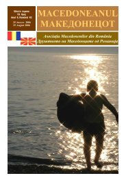 macedoneanul Ð¼Ð°ÐºÐµÐ´Ð¾Ð½ÐµÑÐ¾Ñ - asociatia macedonenilor din romania