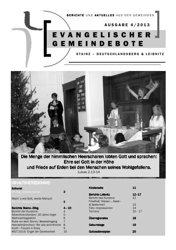 evangelischer gemeindebote - Evangelische Pfarrgemeinde A.B. ...