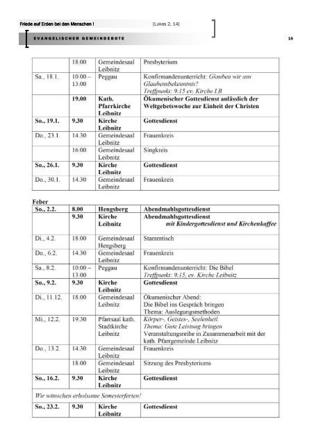 evangelischer gemeindebote - Evangelische Pfarrgemeinde A.B. ...