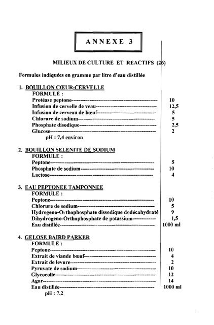 Contribution Ã  l'Ã©tude de la qualitÃ© bactÃ©riologique de ... - BEEP